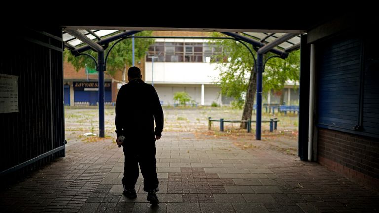 BIRMINGHAM, ENGLAND - AUGUST 22:  The derelict and neglected Poolway Shopping Centre in Garretts Green on August 22, 2018 in Birmingham, England. The Poolway Shopping Centre was built in 1961 and was once a thriving retail centre with local and big named shops. The site was compulsory purchased by Birmingham City Council and it is planned to be the new home for the Birmingham Museums Trust. Two shops still remain open and two families live in the flats above them whilst they wait to be relocated.  (Photo by Christopher Furlong/Getty Images)