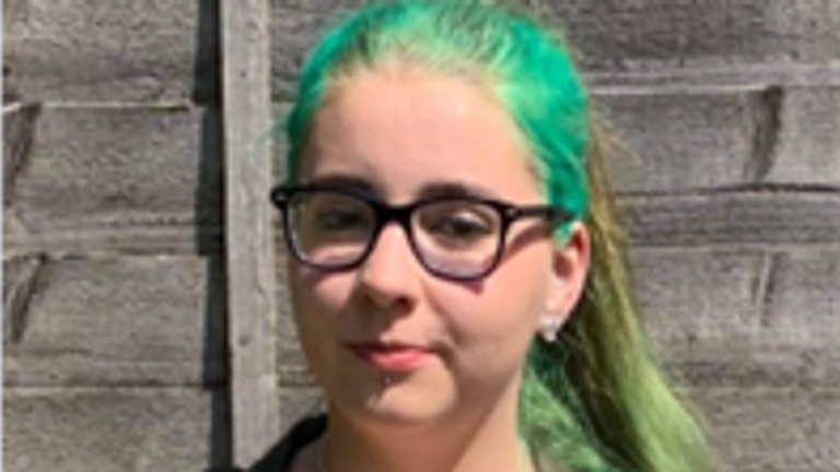 Bernadette Walker, 17, was reported missing from Peterborough on 21 July. Pic: Cambridgeshire Police