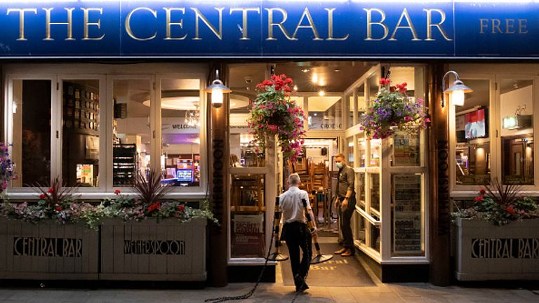 Workers also closed up early at Cardiff&#39;s Central Bar