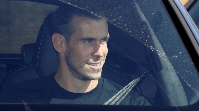Soccer Football - Gareth Bale arrives in London - Tottenham Hotspur Training Centre, London, Britain - September 18, 2020 Gareth Bale arrives at the Tottenham Hotspur Training Centre Action Images via Reuters/John Sibley