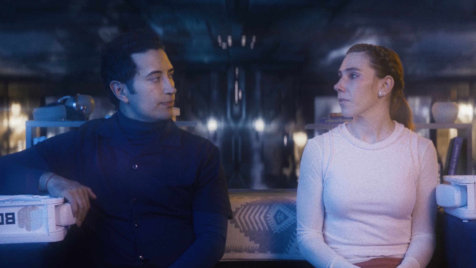 Aristotle Athari and Zosia Mamet in "Molli and Max in the Future."