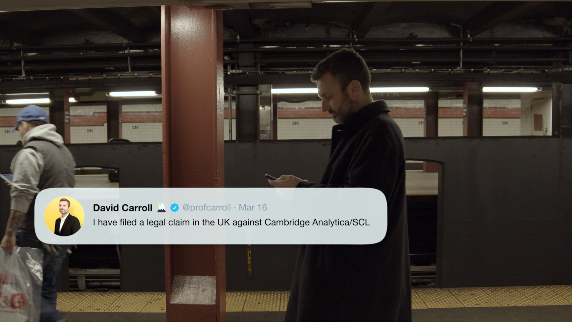 David Carroll wants his data back in "The Great Hack." And rightly so.