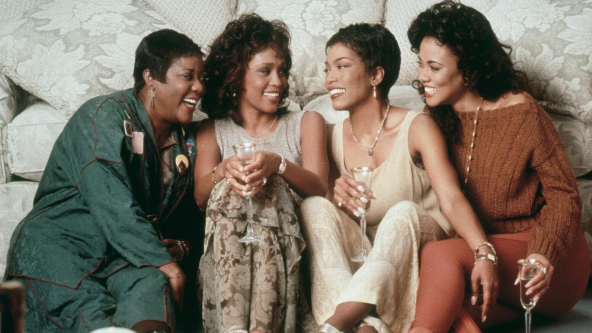 Loretta Devine, Whitney Houston, Angela Bassett, and Lela Rochon in "Waiting to Exhale"