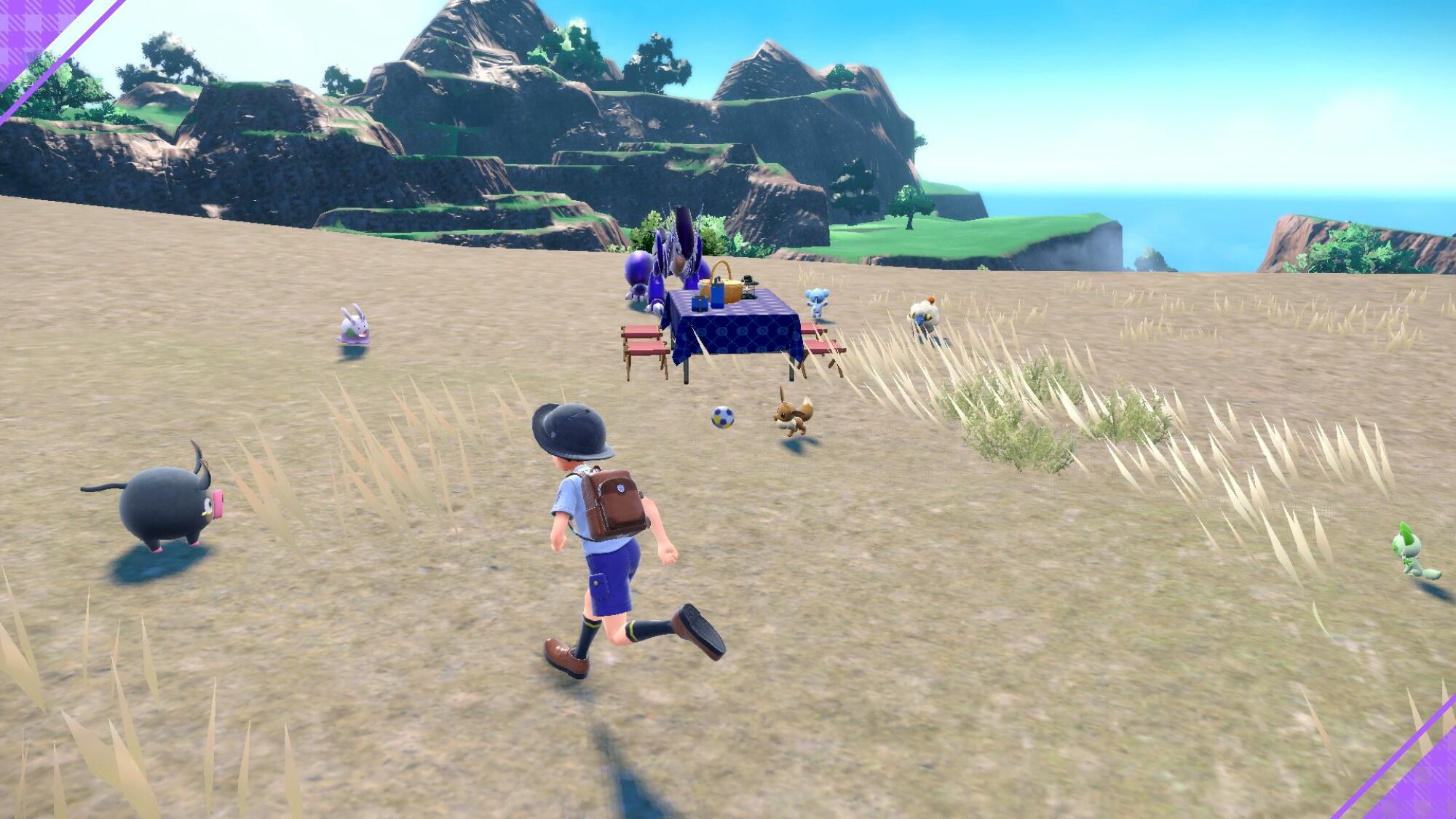Pokemon Scarlet and Violet open world screenshot