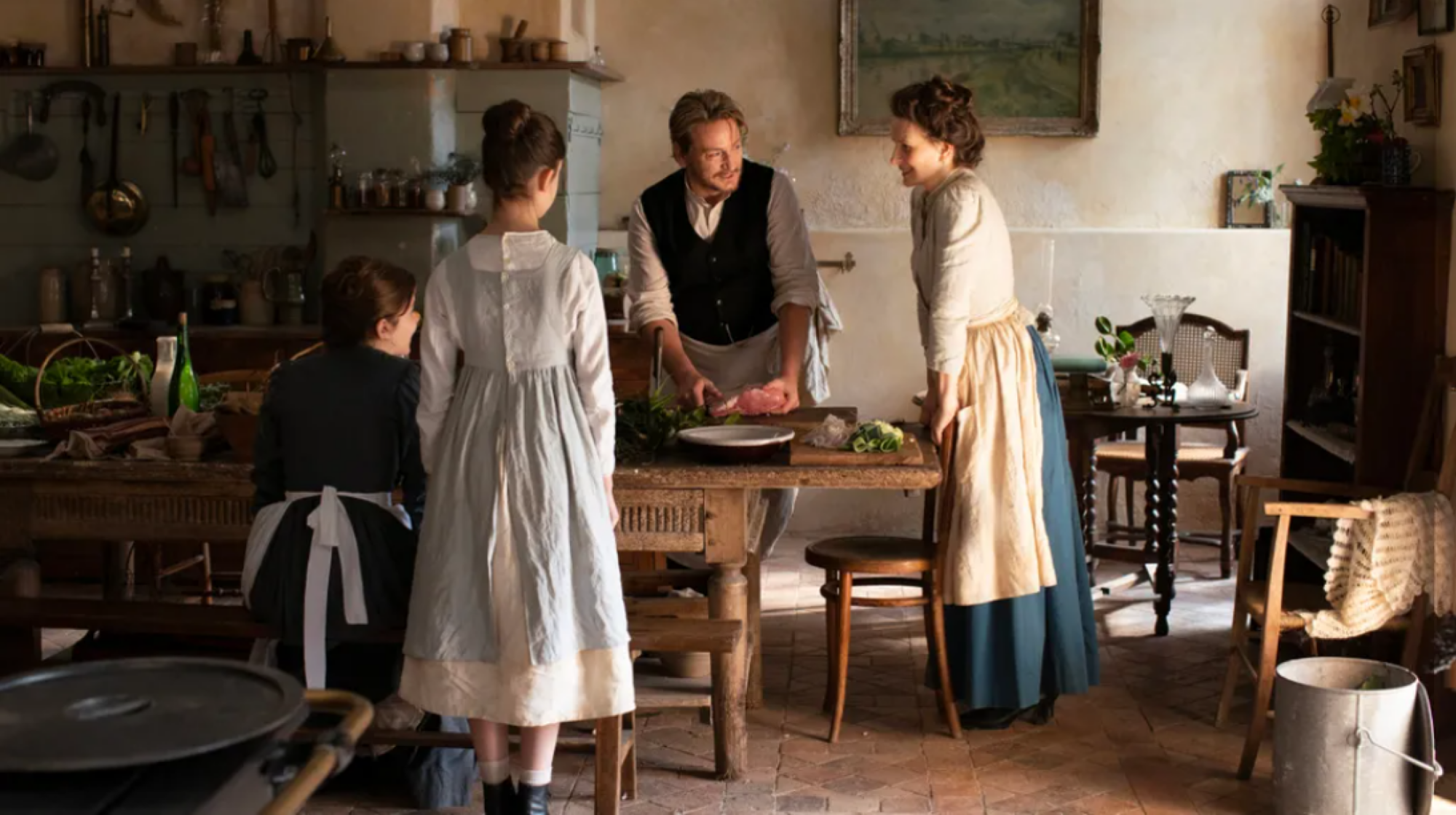 A meal is prepared in "The Taste of Things"