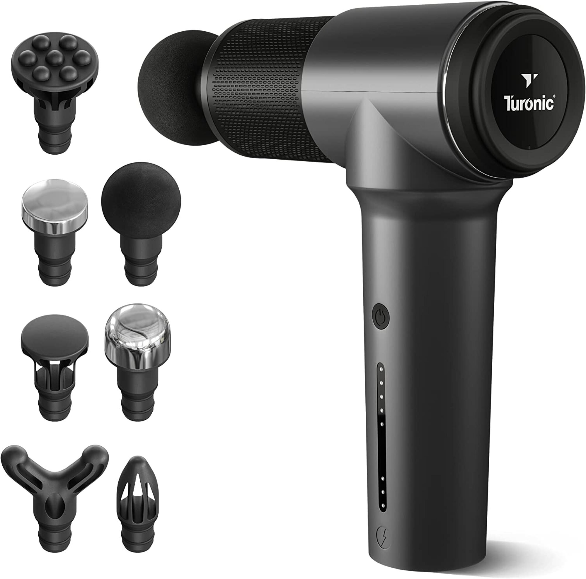 Product shot of Turonic massage gun