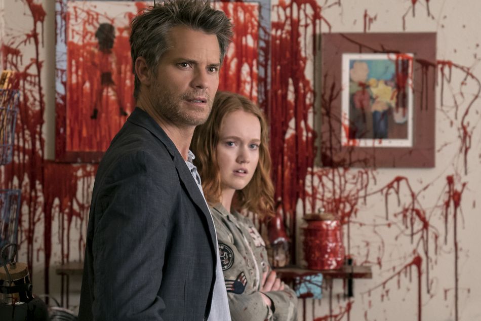 Nuclear family, house in the suburbs, white picket fence — the American Dream! ...with one tiny glitch, on "Santa Clarita Diet."