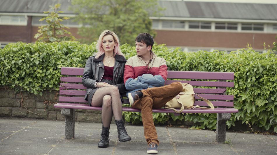 Maeve (Emma Mackey) and Otis (Asa Butterfield) start an underground sex therapy clinic at their high school in "Sex Education."