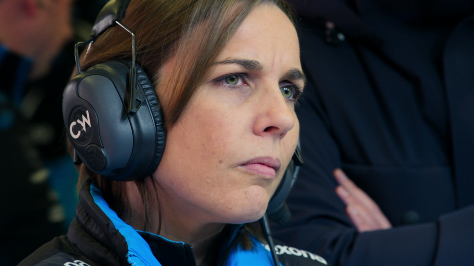Claire Williams, who is almost always chipper on camera, controls the Williams Racing team.