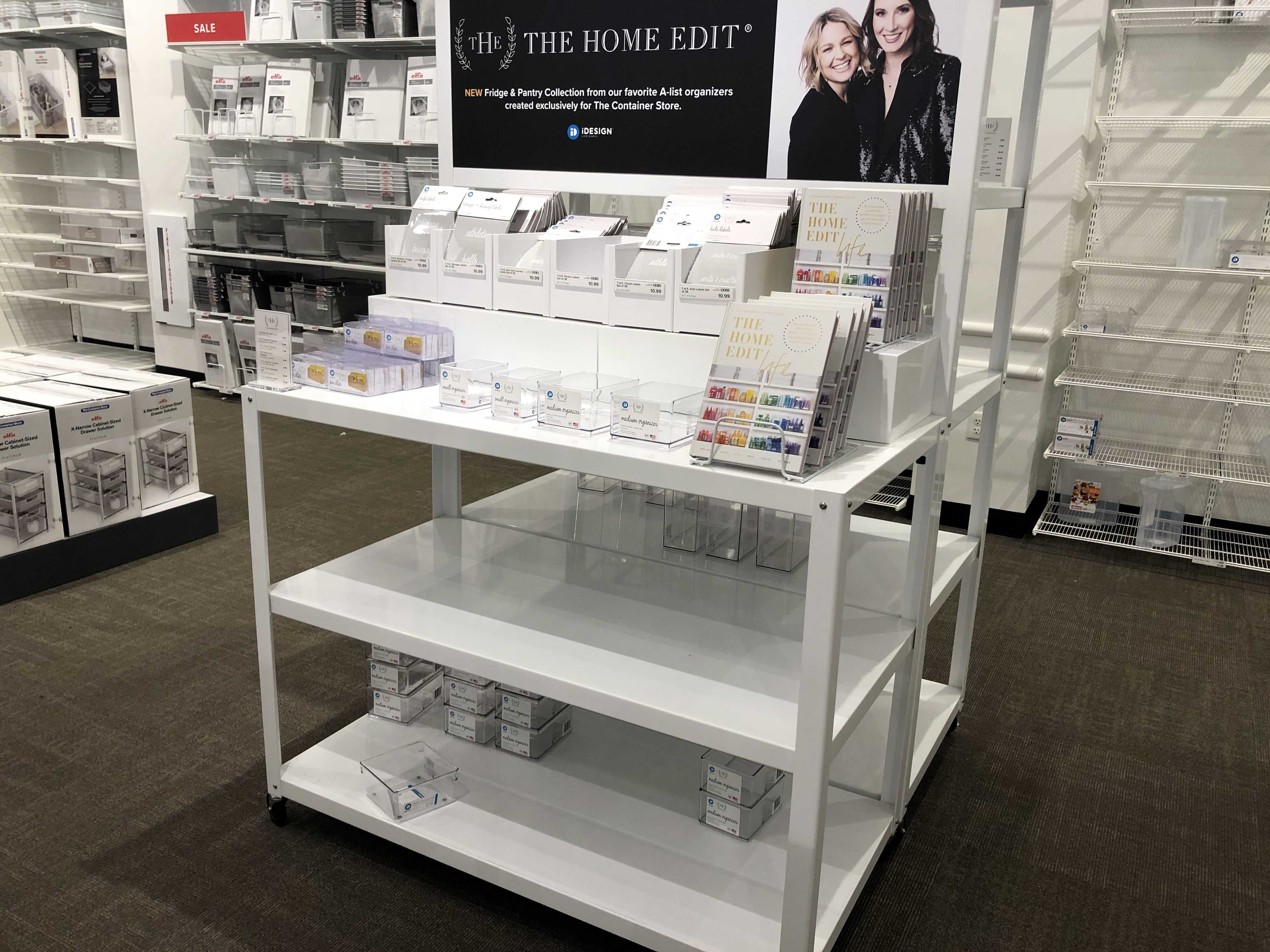 The Home Edit display at The Container Store