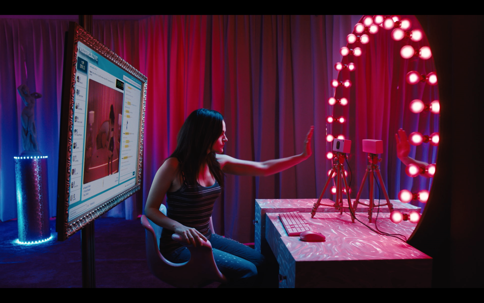 Her room is so cool. Ultimately terrifying but so well-decorated.