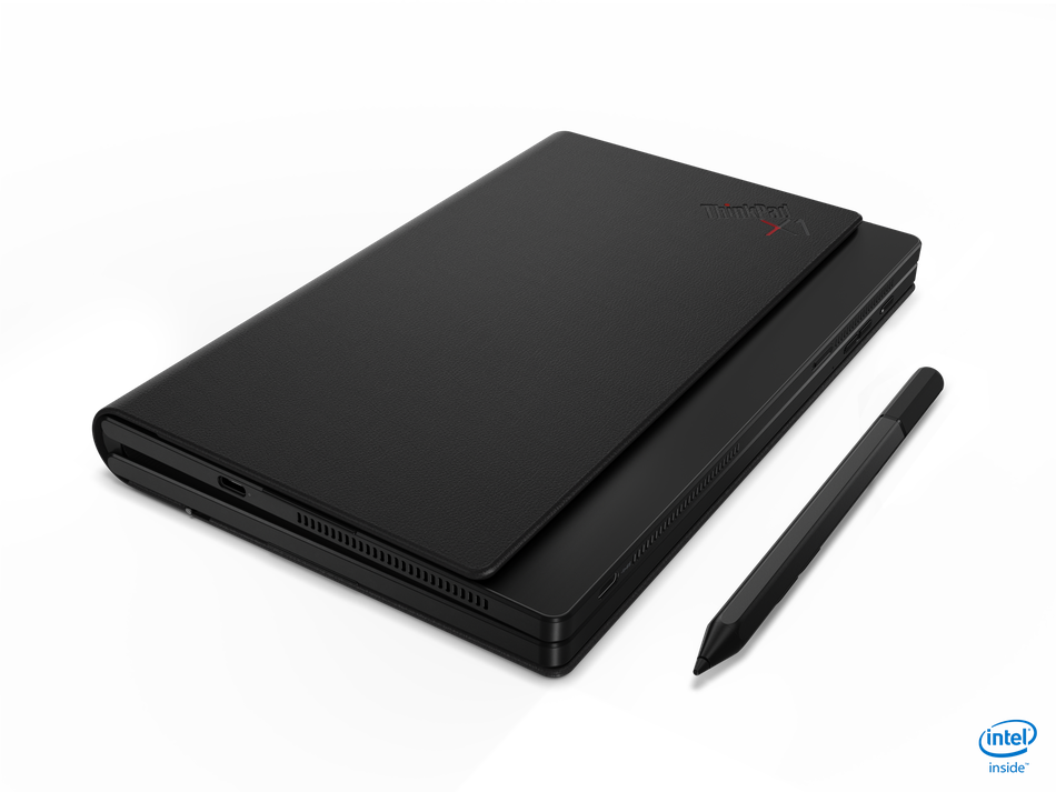 On the outside, it looks like a fancy leather-bound notebook.