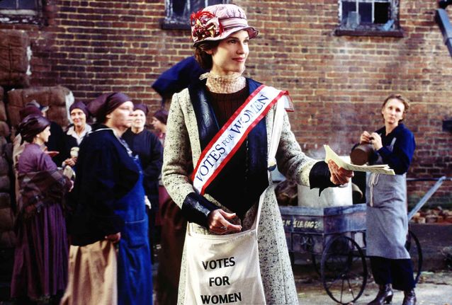 Hilary Swank plays American suffrage movement leader Alice Paul.