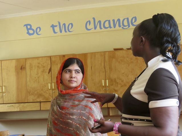 Nobel laureate Malala Yousafzai.