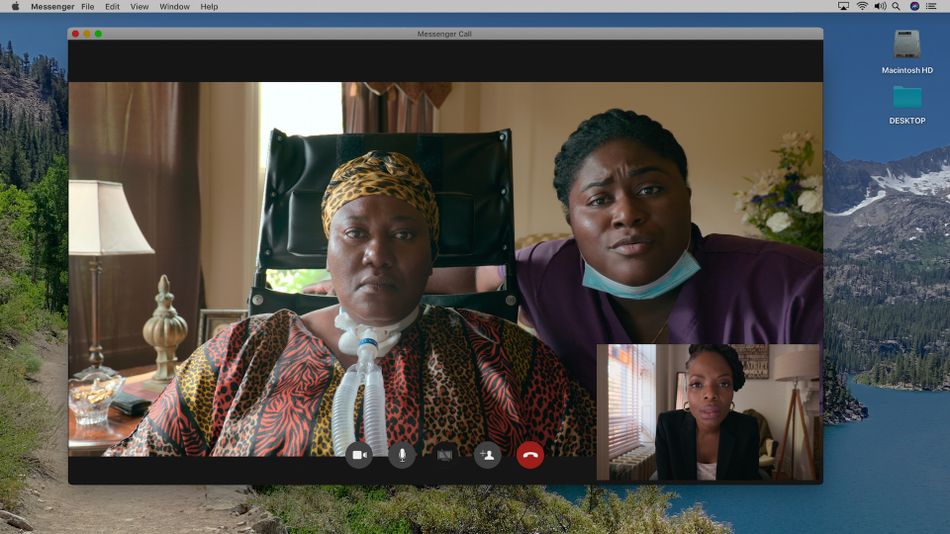 Ernestine (Marsha Stephanie Blake) ends up quarantined with her caretaker Imani (Danielle Brooks ) at a nursing home, which leads to her adult daughter caring for Imani's young child.